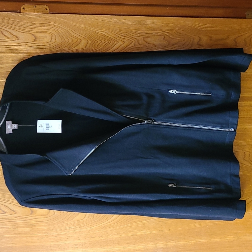 Ponte knit moto jacket